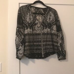 Luck Brand Black Longsleeve